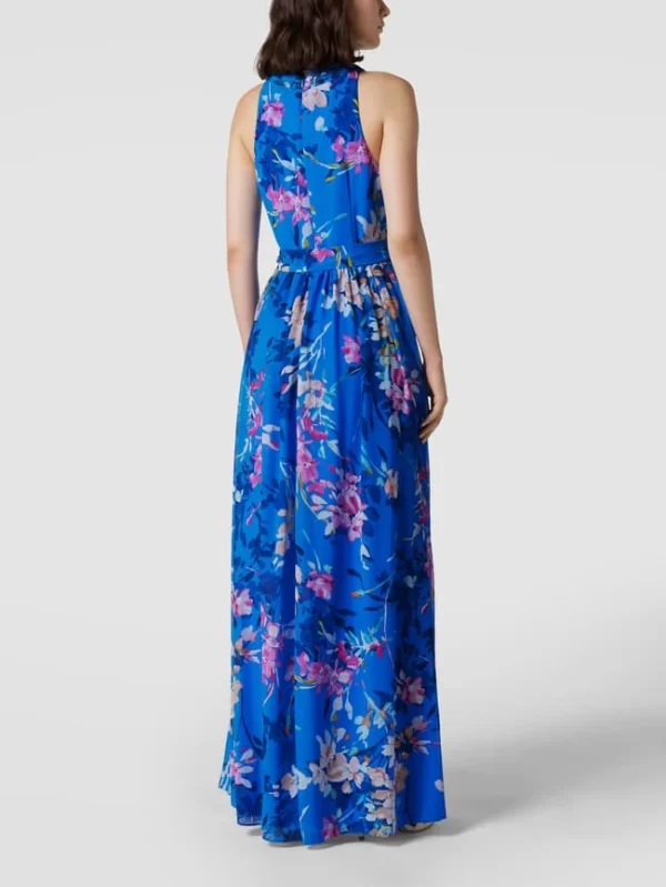 Adrianna Papell Abendkleid Mit Floralem Allover-Muster – Blau 6